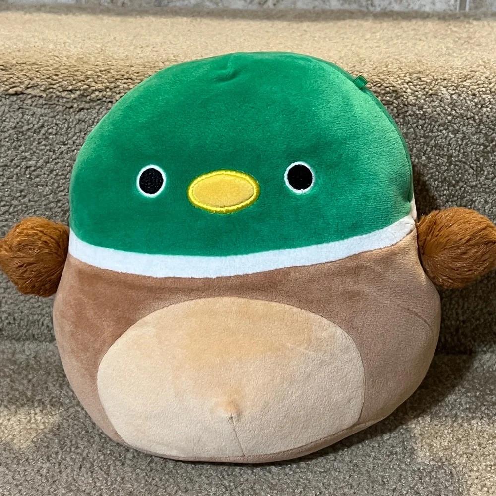 Squishmallows Green and Brown Bird Plush Toy